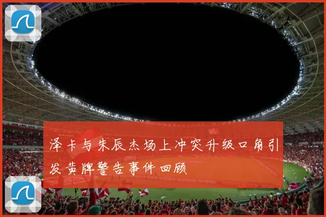 泽卡与朱辰杰场上冲突升级口角引发黄牌警告事件回顾